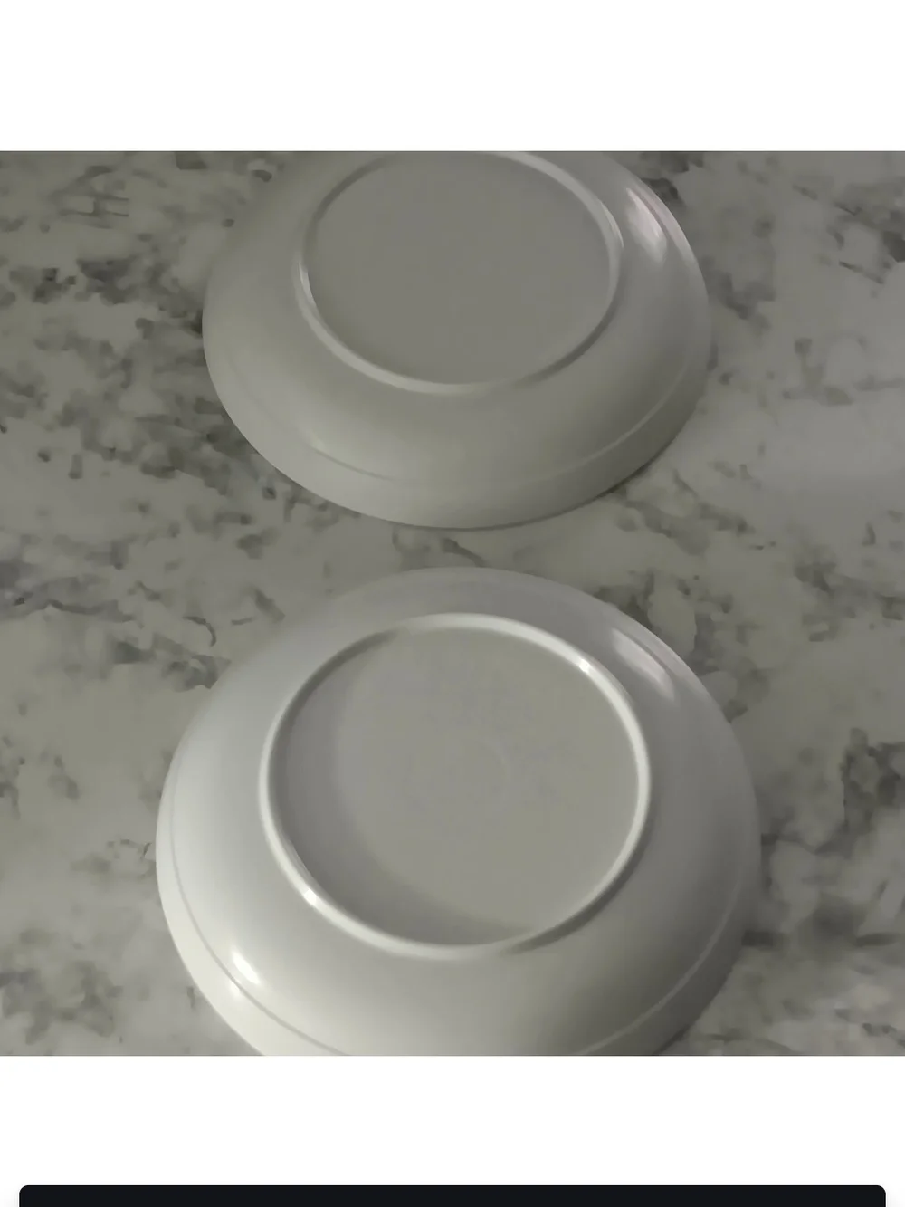 Fasmov Set of 6 White Melamine Pasta / Salad Bowls – 8